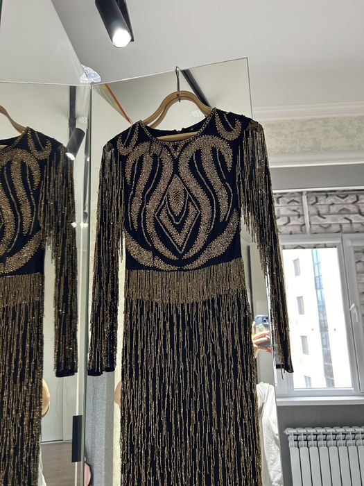 вечернее платье черный