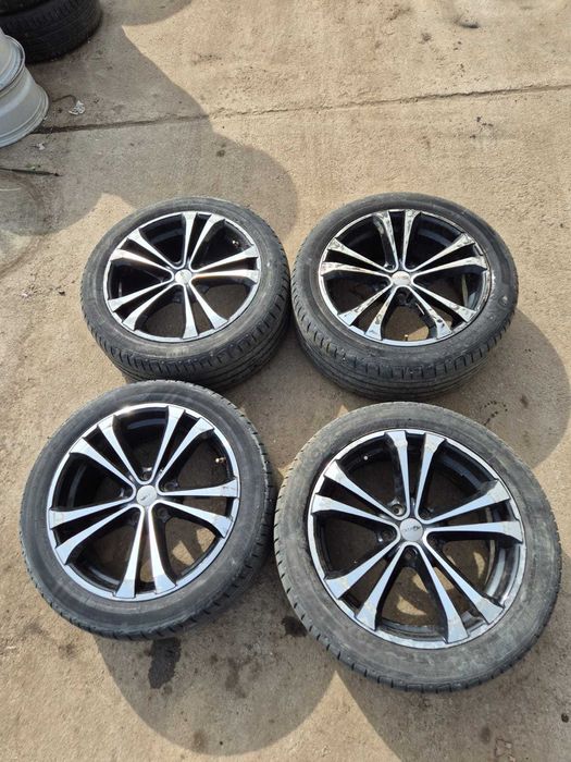 Set Jante aliaj 5x115 cu anvelope vara 245/45 r18 8j et 48  Latitude