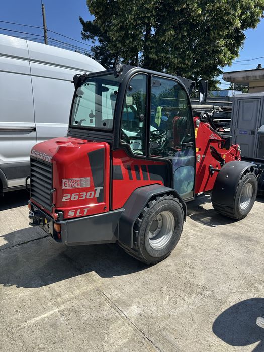 VÂND Încărcător frontal articulat telescopic SCHÄFFER 2630T SLT CAB (2025, doar 74 ore!) + Remorcă M6 Tridem (2025)
