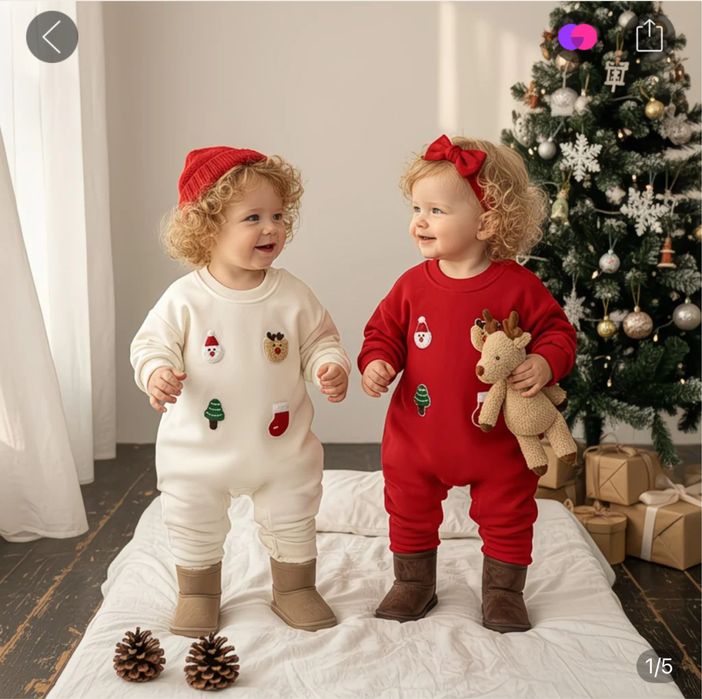 Новогоднее боди лля малыша