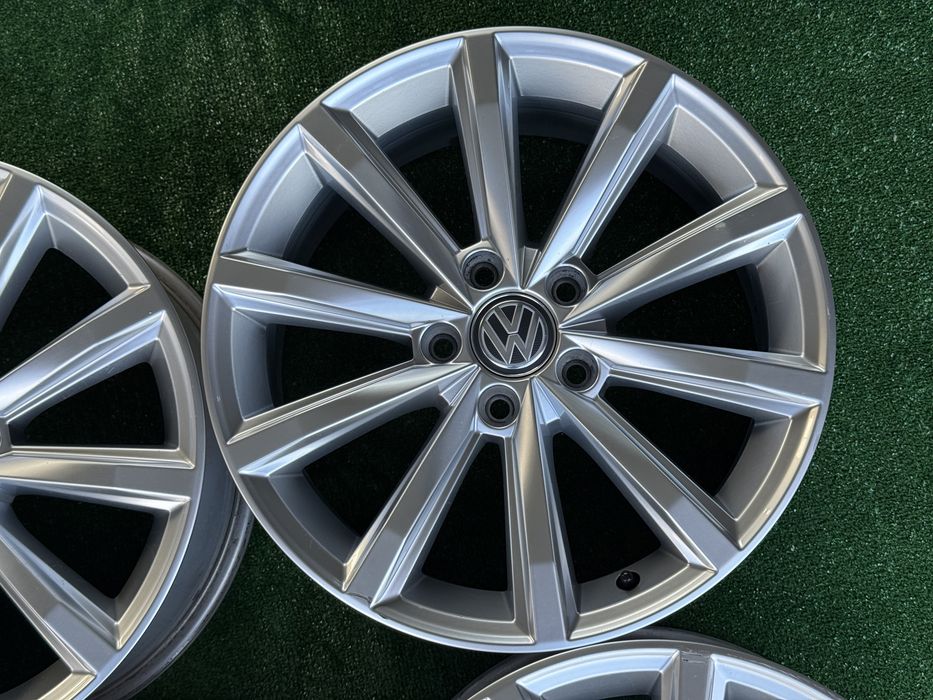 4бр. ОТЛИЧНИ 17” ОРИГИНАЛНИ Джанти *LONDON* 5х112 за -VW/SEAT/SKODA/AUDI/Vag- 7.0Jx17H2, ET40