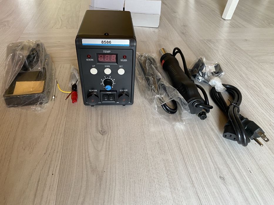 Statie de lipit, aer cald+ lecton