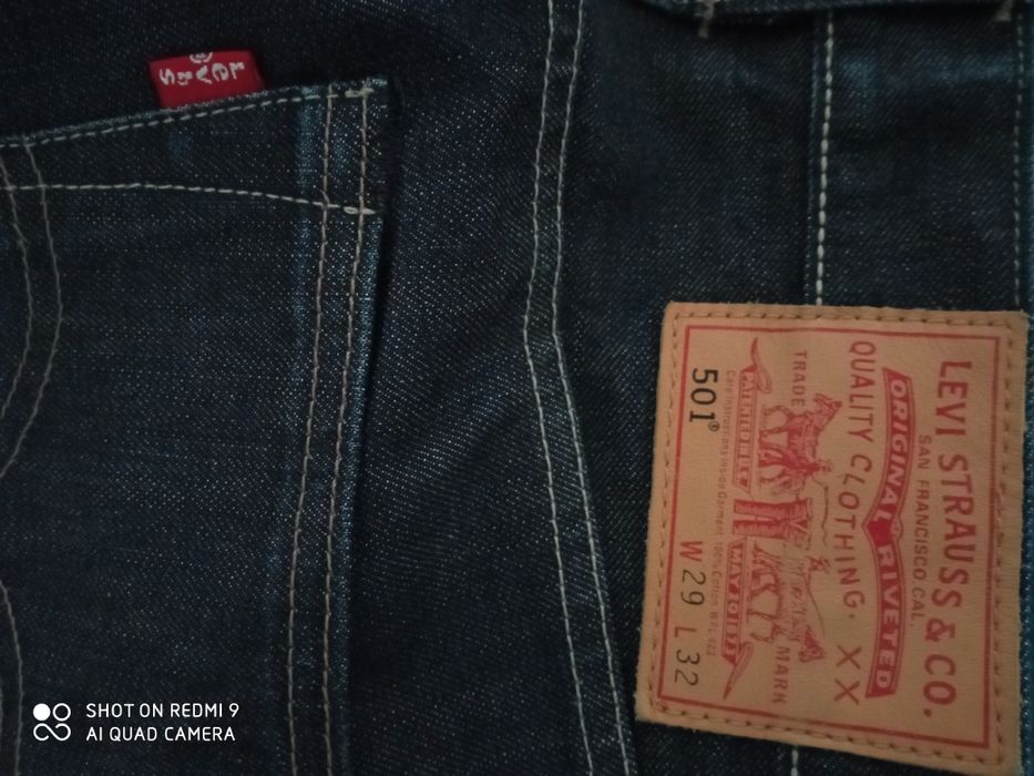 Blugi Levis Strauss 501 W 29 L32 Damă!