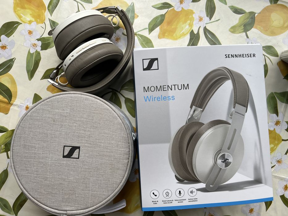 Безжични слушалки Sennheiser - Momentum 3 Wireless, бели