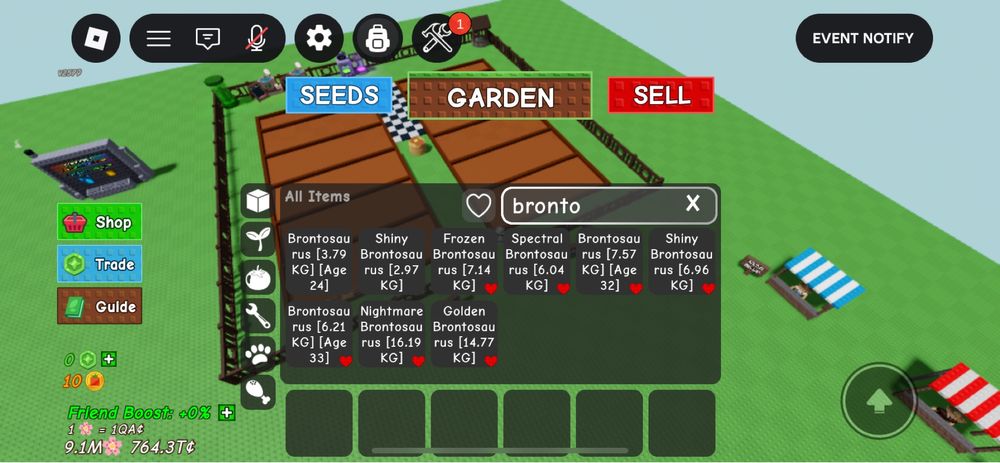 роблока гров а гарден петы