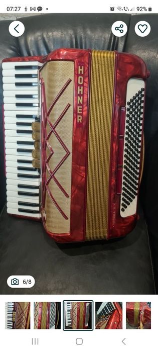 Hohner Verdi3 sita ,Hohner Virtuola 120 si  Parot