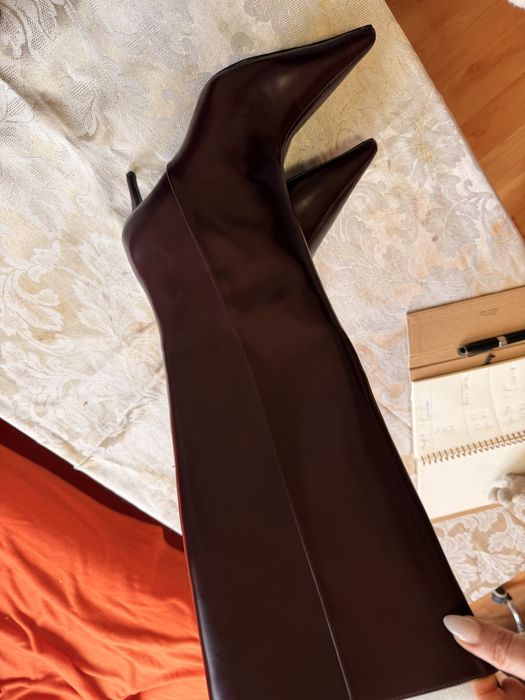 Нови ботуши бордо 40 номер