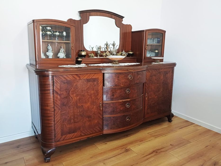Vand mobila sufragerie stil Lengyel, furnir trandafir
