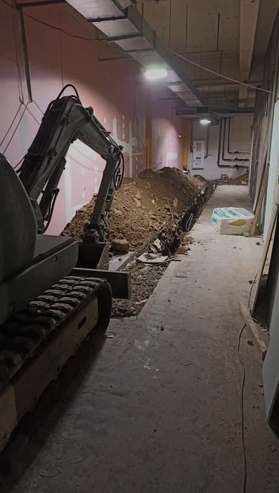 Услуги миниэксковатора