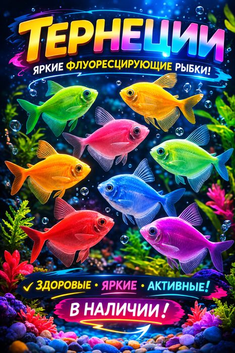 Аквариумные рыбки Тернеция