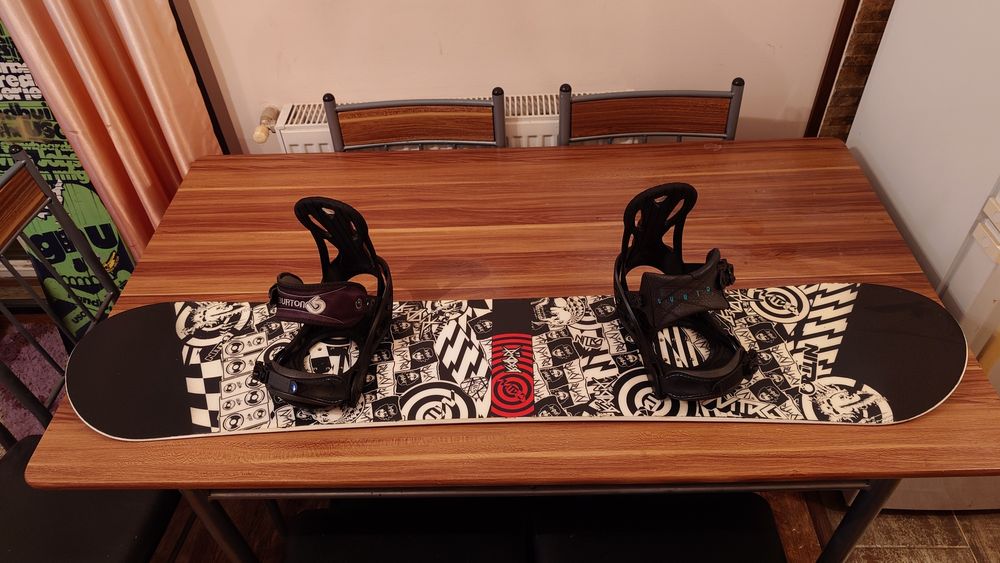 Placa Snowboard Nitro Ripper 137 cu legaturi Burton S