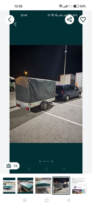 Remorca auto 750kg Humbaur Profesionala