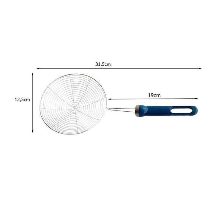 Решетъчна лъжица цедка от неръждаема стомана – за пържене и варене
