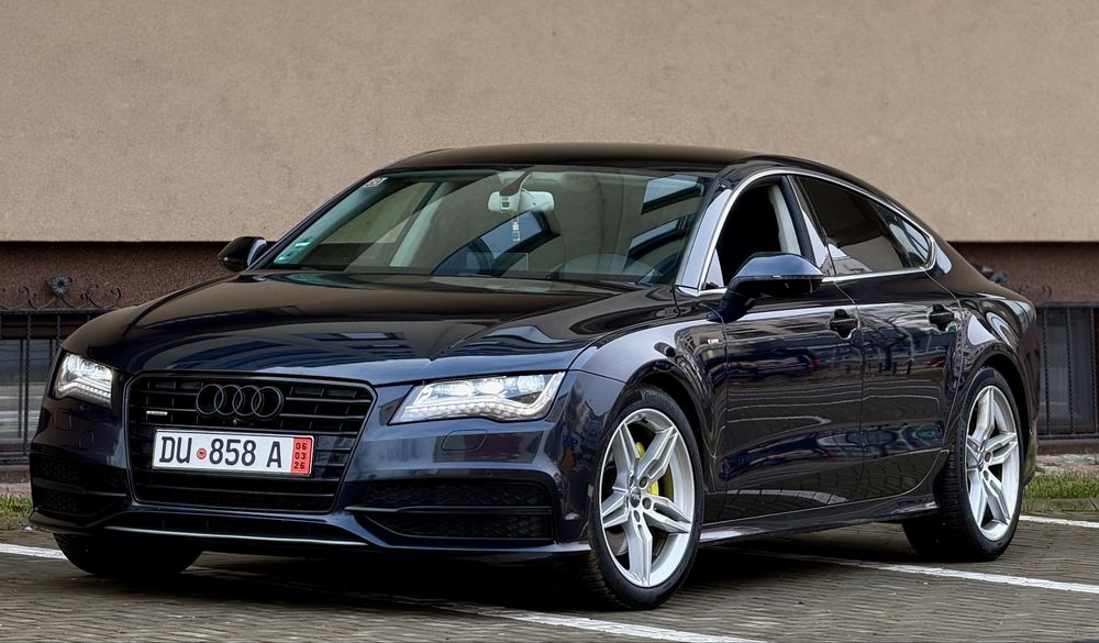 Audi A7 3xS-Line QUATTRO 4x4 2015 Euro 6 3.0 TDI 245 CP Camere 360