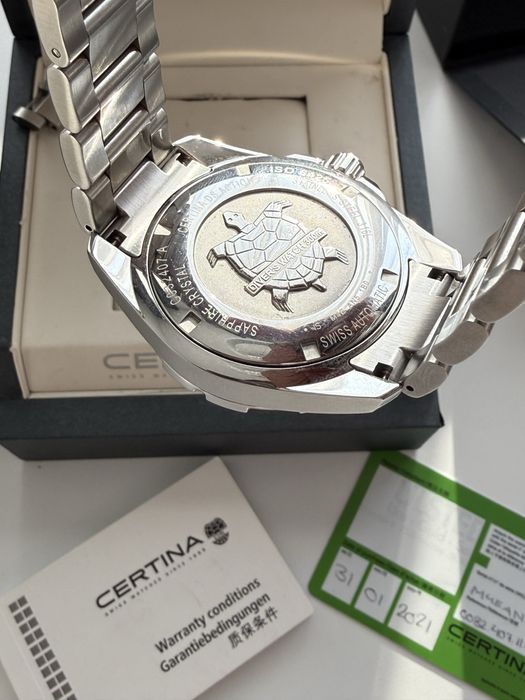 Certina DS Action Diver 43 MM Powermatic 80 negru