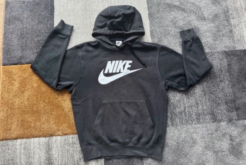 Hanorac cu glugă NIKE, negru, marimea S