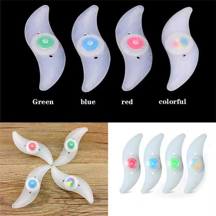 Set 2 lumini roata spite bicicleta spoke