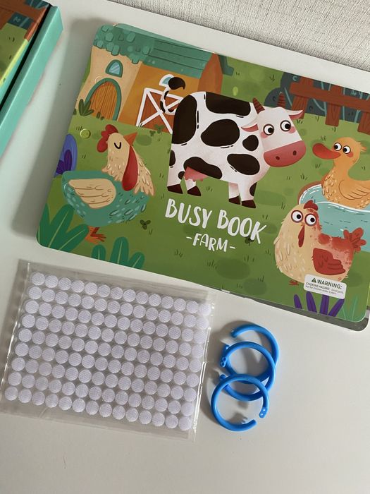 Образователна книга Ферма с дидактични игри