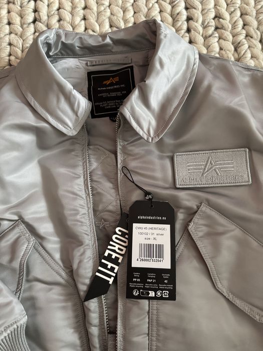 Alpha Industries CWU-45 Heritage Silver