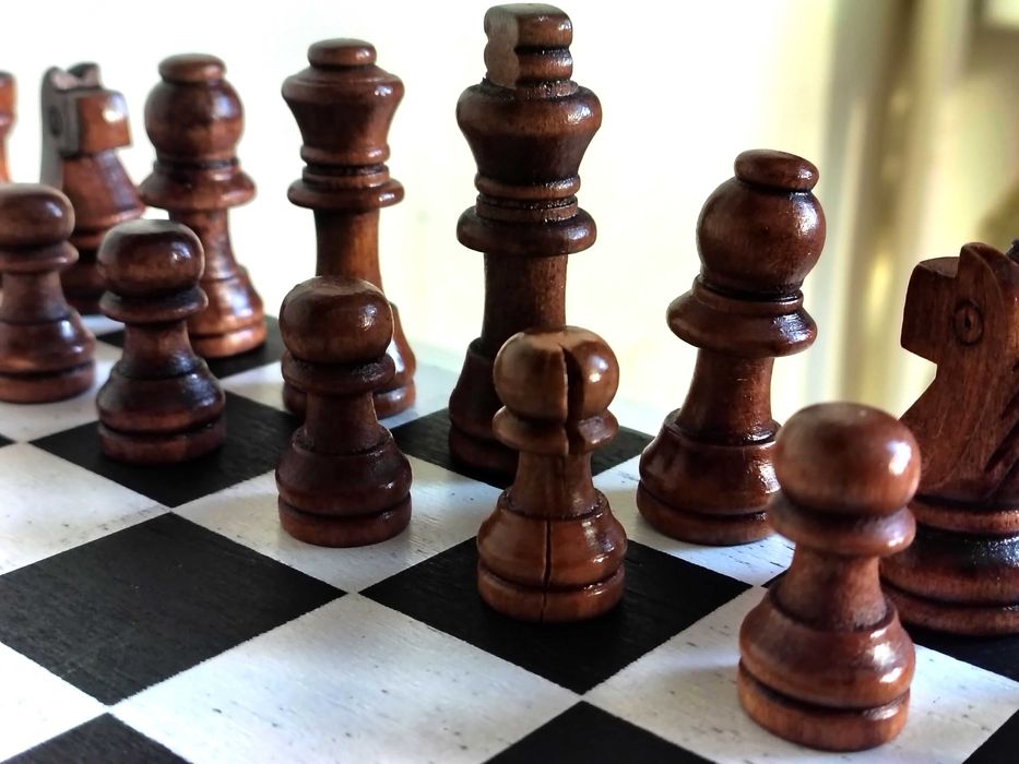 Стар Колекционерски Дървен Шах Кутия За Вино