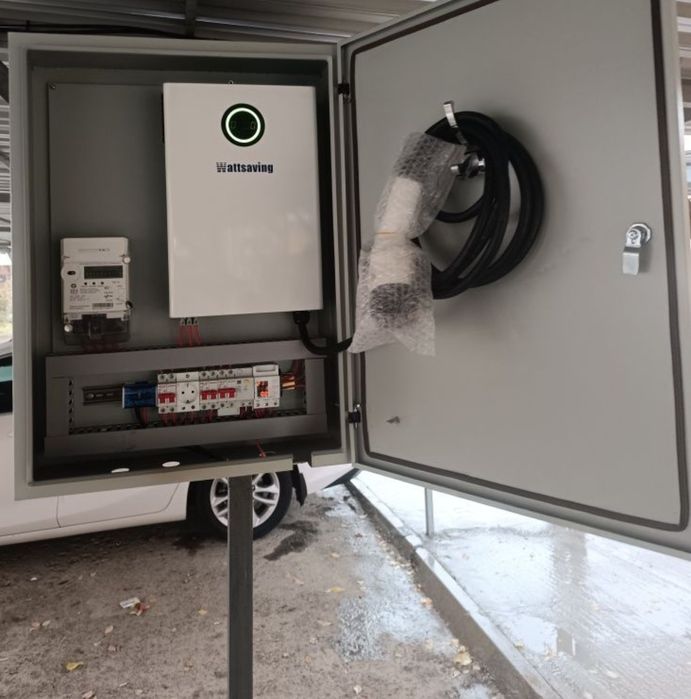 Установка (50$~80$) Зарядной устройство для электромобилей.. 7Kw