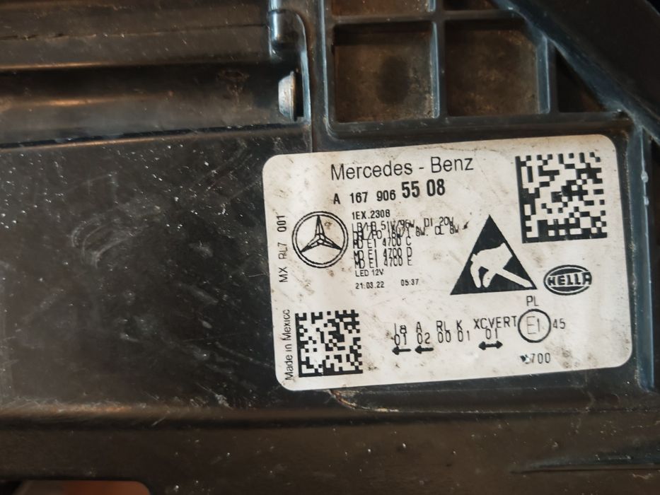 MERCEDES GLE W167 2018+  многолъчни led фарове оригинал