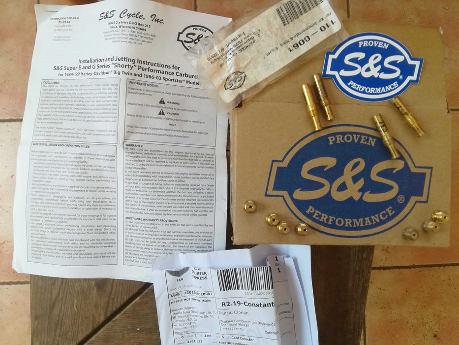 Carburator PEDS0409 KIT S&S Super-E Harley Davidson Sportster 91-03 XL