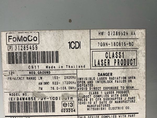 Magazie CD Volvo XC60 2009-2013 31285459