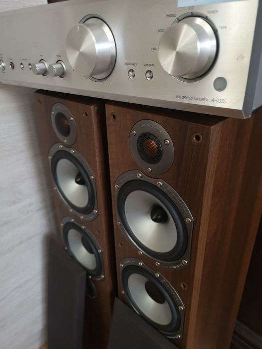 Тонколони  Monitor Audio Bronze BR5 Усилвател Onkyo  a9355