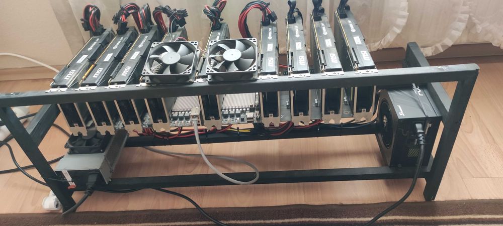 Риг 9 карти MSI 50hx