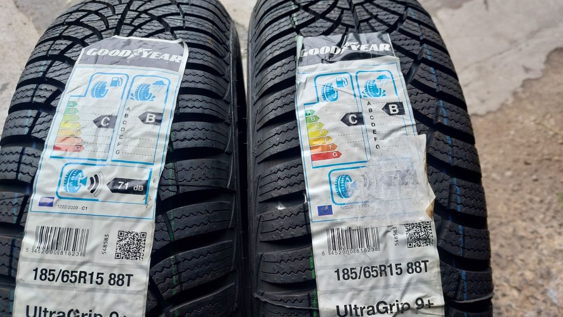 Нови Зимни гуми 185/65/15 Goodyear Ultragrip 9+ 2 броя гр. Варна Победа ...