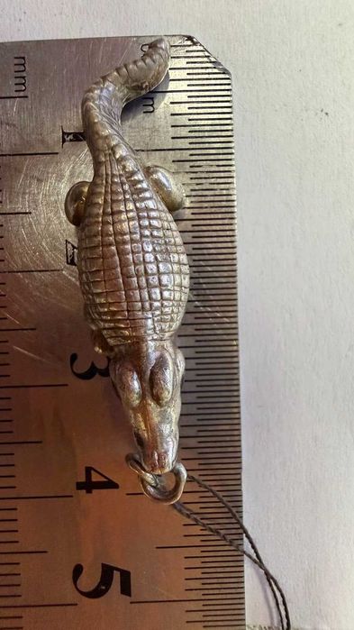Сребърна висулка Алигатор проба 925