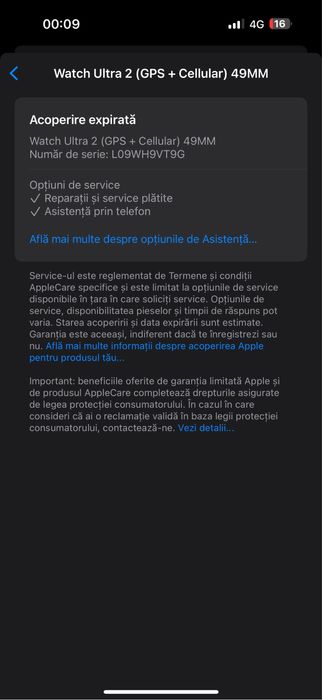 Apple watch ultra 2 sigilat (gps +celular