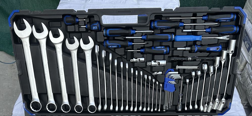ключ набор йофе. Klyuch nabor yofe 142pcs 82pcs 252+2 nabor chemodan