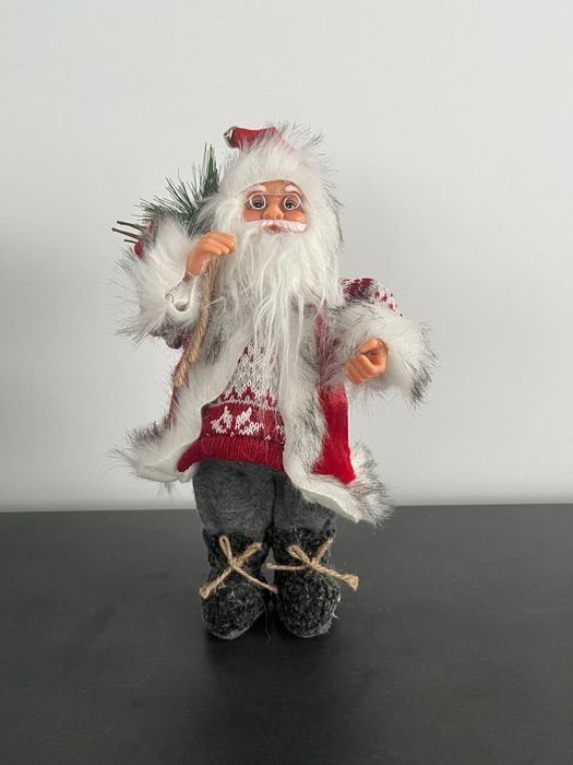 Mos Craciun cu Sac Cadou 31cm Ideal De Craciun La Casa Ta