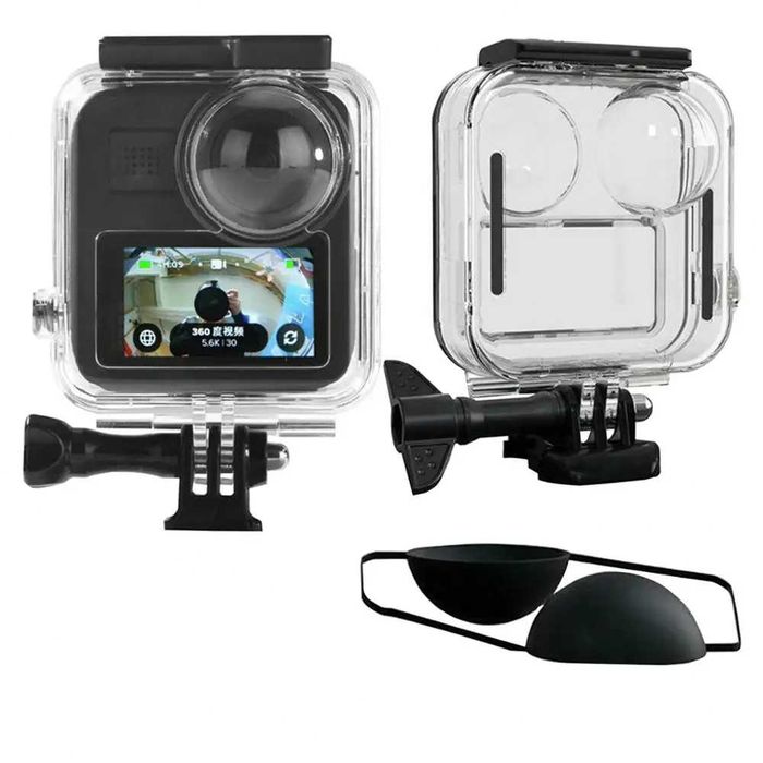 Carcasa subacvatica waterproof 45m camera actiune GoPro MAX 360 2025 5.6K