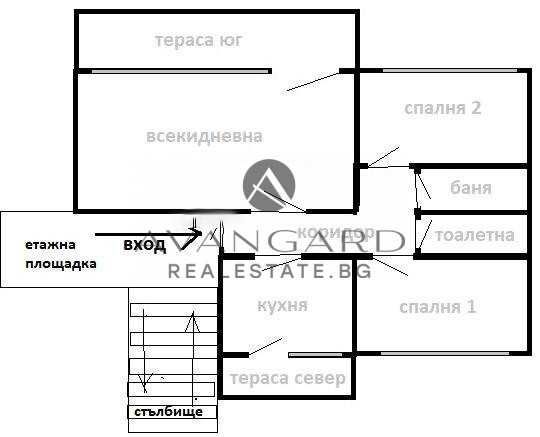 оф.17071 3-стаен Кършияка/Гагарин