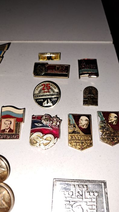 Значки пуговицы СССР