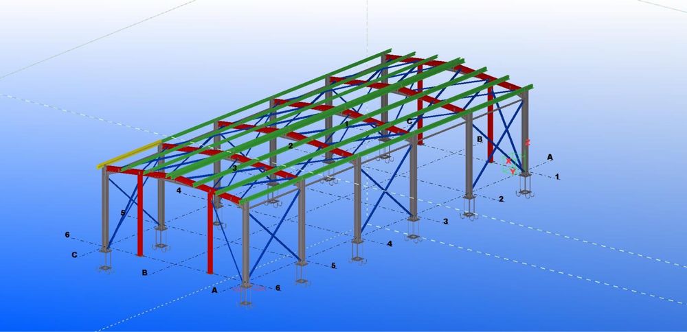 Vand sau schimb cu auto structura metalica hala