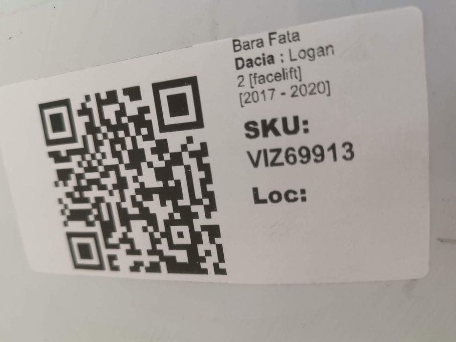 Bara Fata Dacia  Logan 2 [facelift] 2017 2018 2019 2020 Originala In S