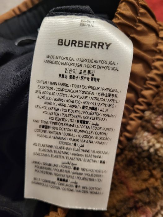 Pantaloni Burberry