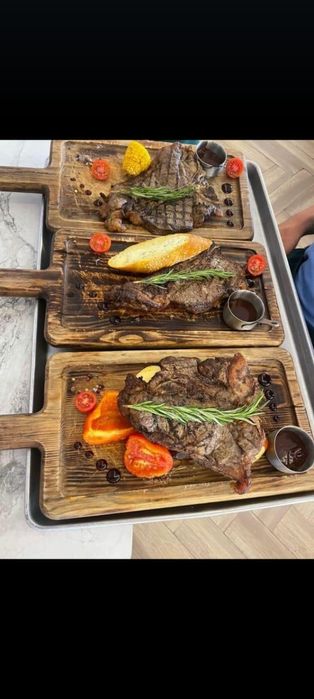 Стейк жылқы сиыр етінен