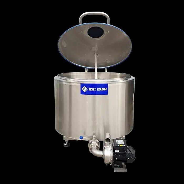 Tanc racire lapte 200 L vertical Oțel inoxidabil AISI 304 Garantie NOU Livrare rapida