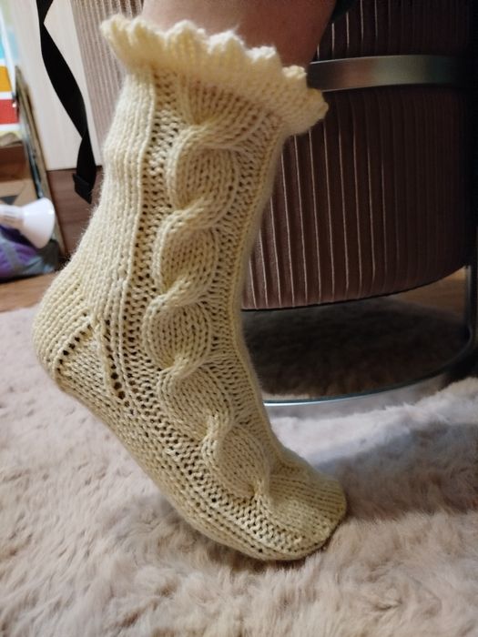 Красиви плетени чорапи