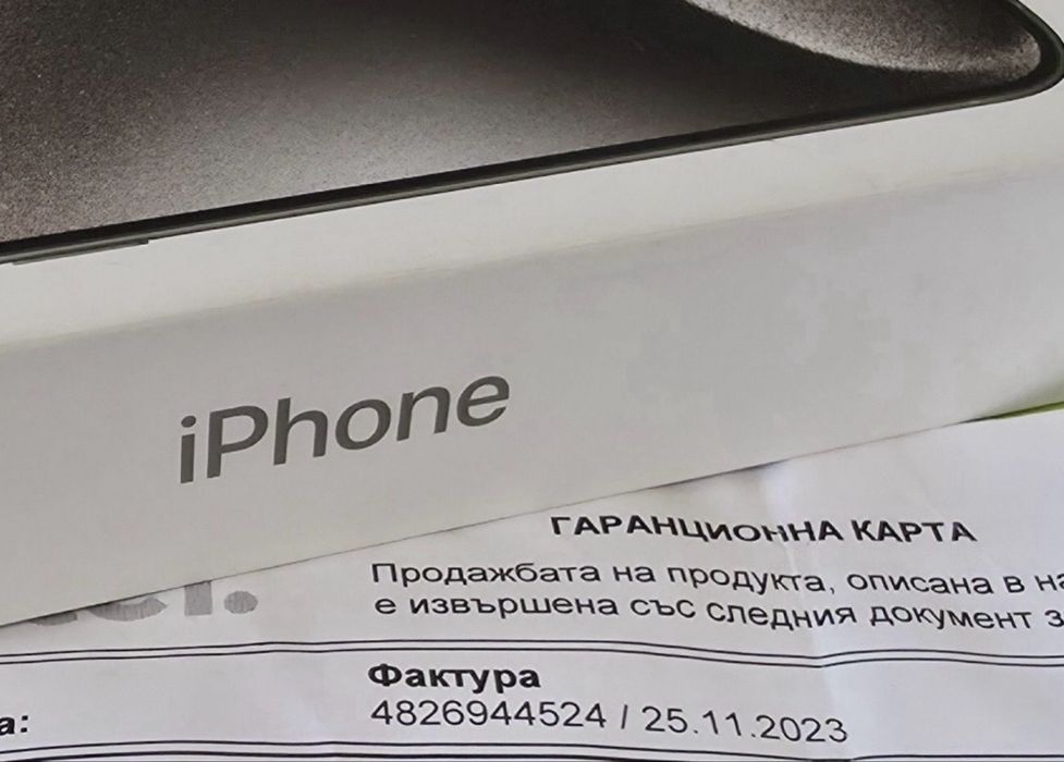 256GB iPhone 15 Pro Max Гаранция Yettel 2028 NATURAL TITANIUM