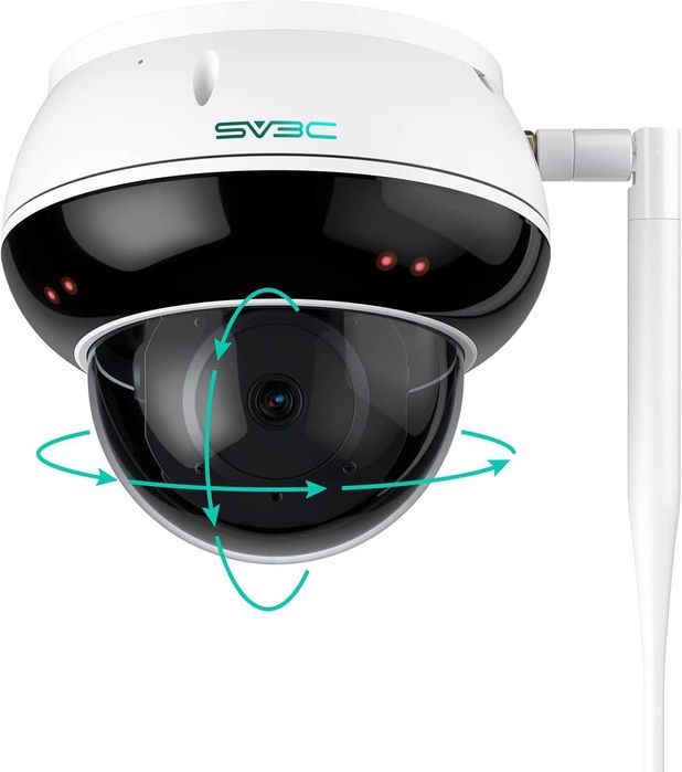 Cameră de supraveghere SV3C C22 5MP/4K WiFi cameră IP wireless