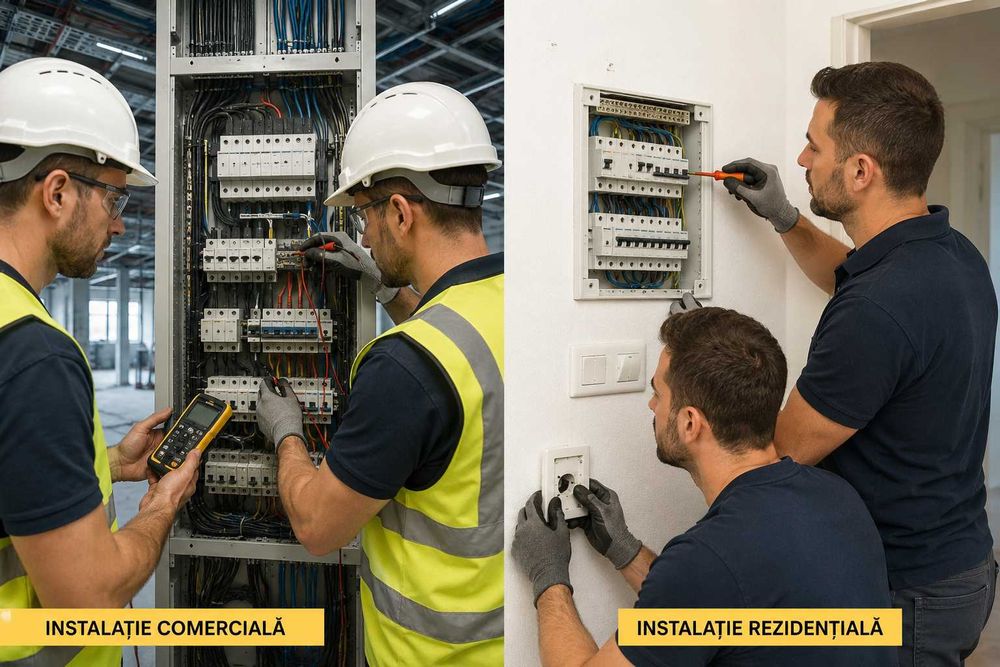 Electrician, automatizari porti si usi de garaj, supraveghere video.
