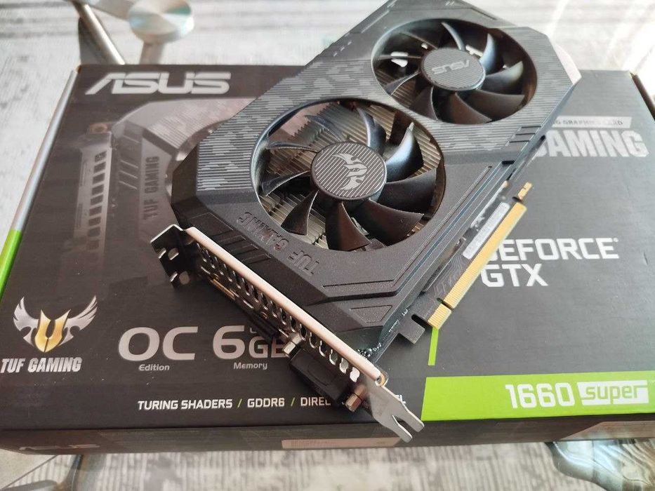 Продавам ASUS TUF Gaming GeForce GTX 1660 SUPER OC Edition