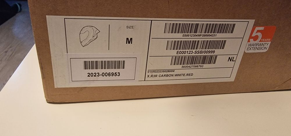 Casca Nexx X.R3R Carbon White Red