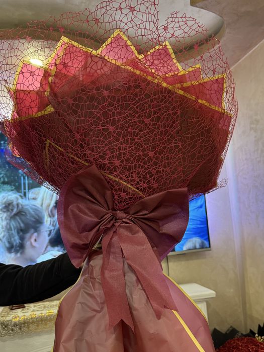 Голям букет от вечни 101 рози